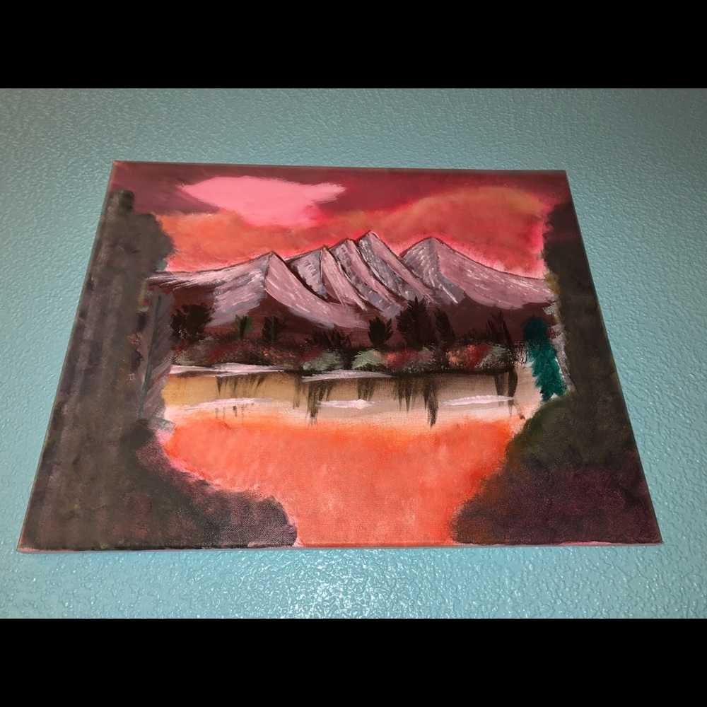 Bob Ross Inspo Mtn Painting